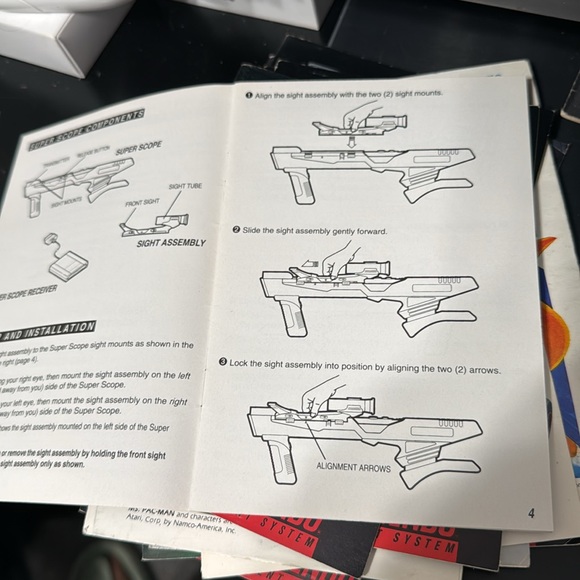 SUPER SCOPE 6 AND SUPER NES SCOPE BOOKLET - Picture 6 of 8